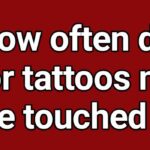 How often do color tattoos need to be touched up