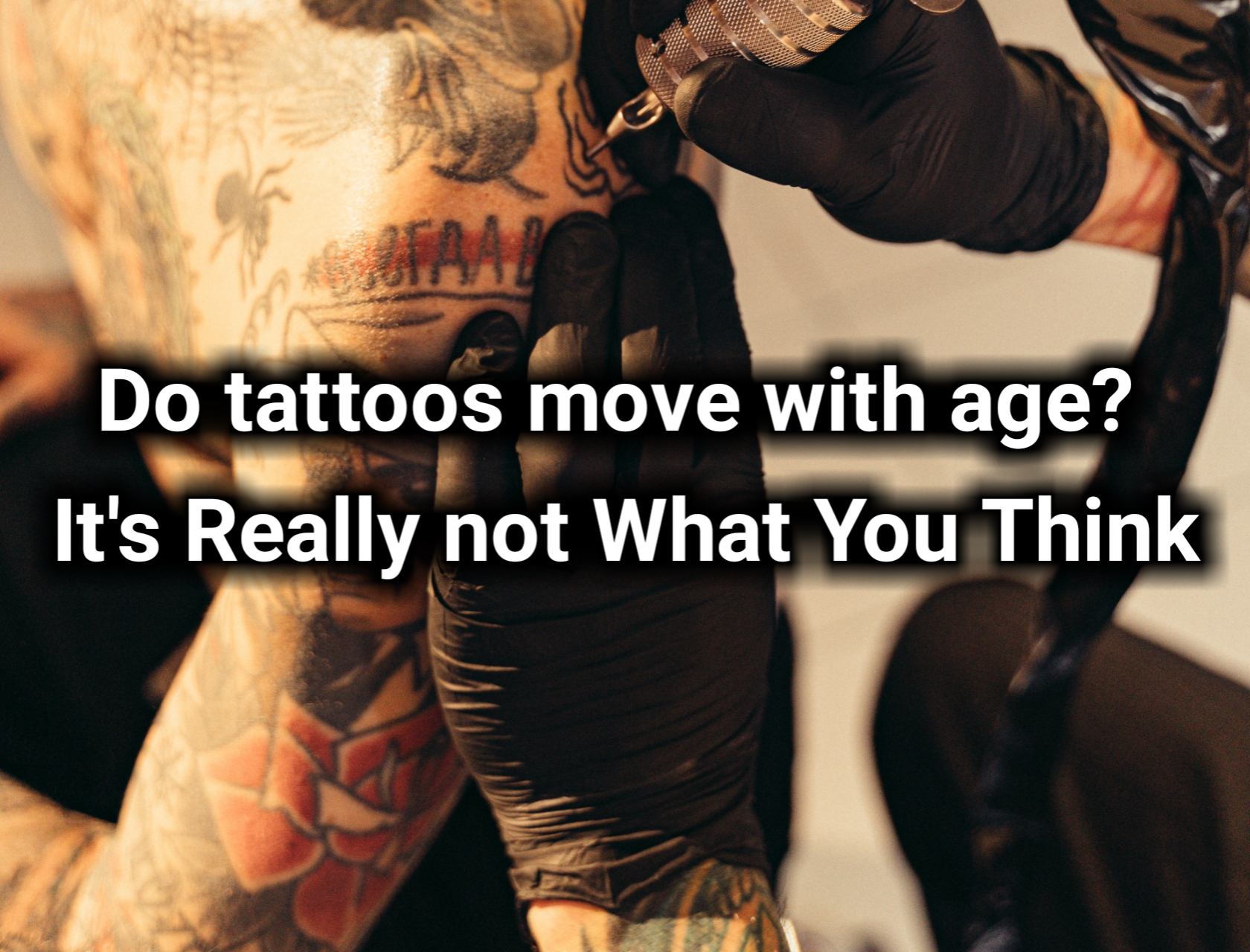 Do tattoos move with age