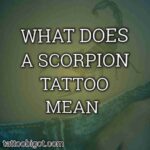 What does a scorpion tattoo mean