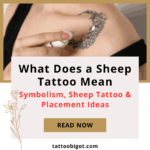What does a Sheep tattoo mean sheep tattoo ideas and placements
