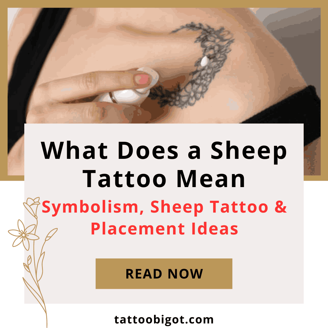 What does a Sheep tattoo mean sheep tattoo ideas and placements
