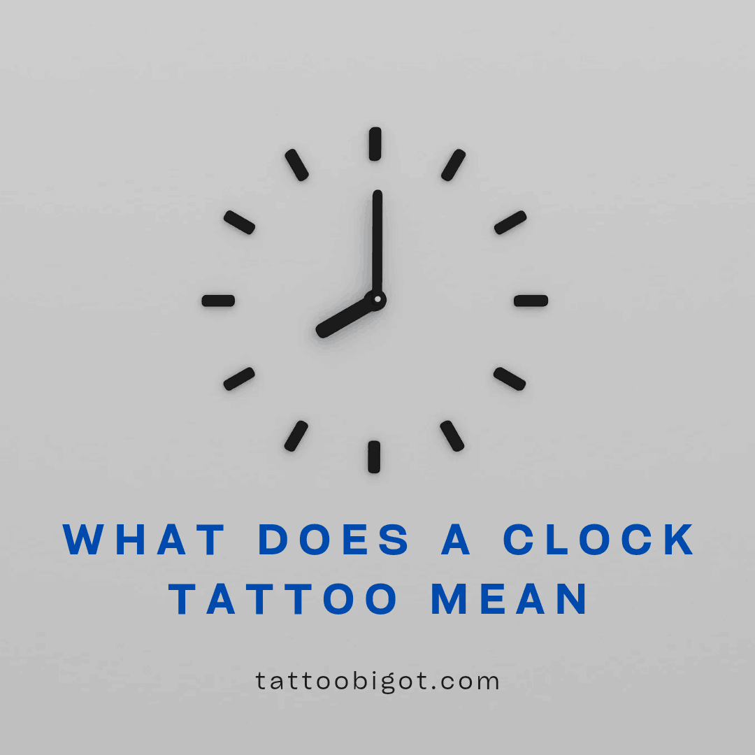 what does a clock tattoo mean